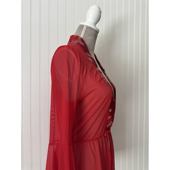 Dragon Kimono-style‎ Sheer Mesh Lingerie Size Medium - Picture 5 of 10